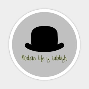 Modern Life Is Rubbish, green Magnet